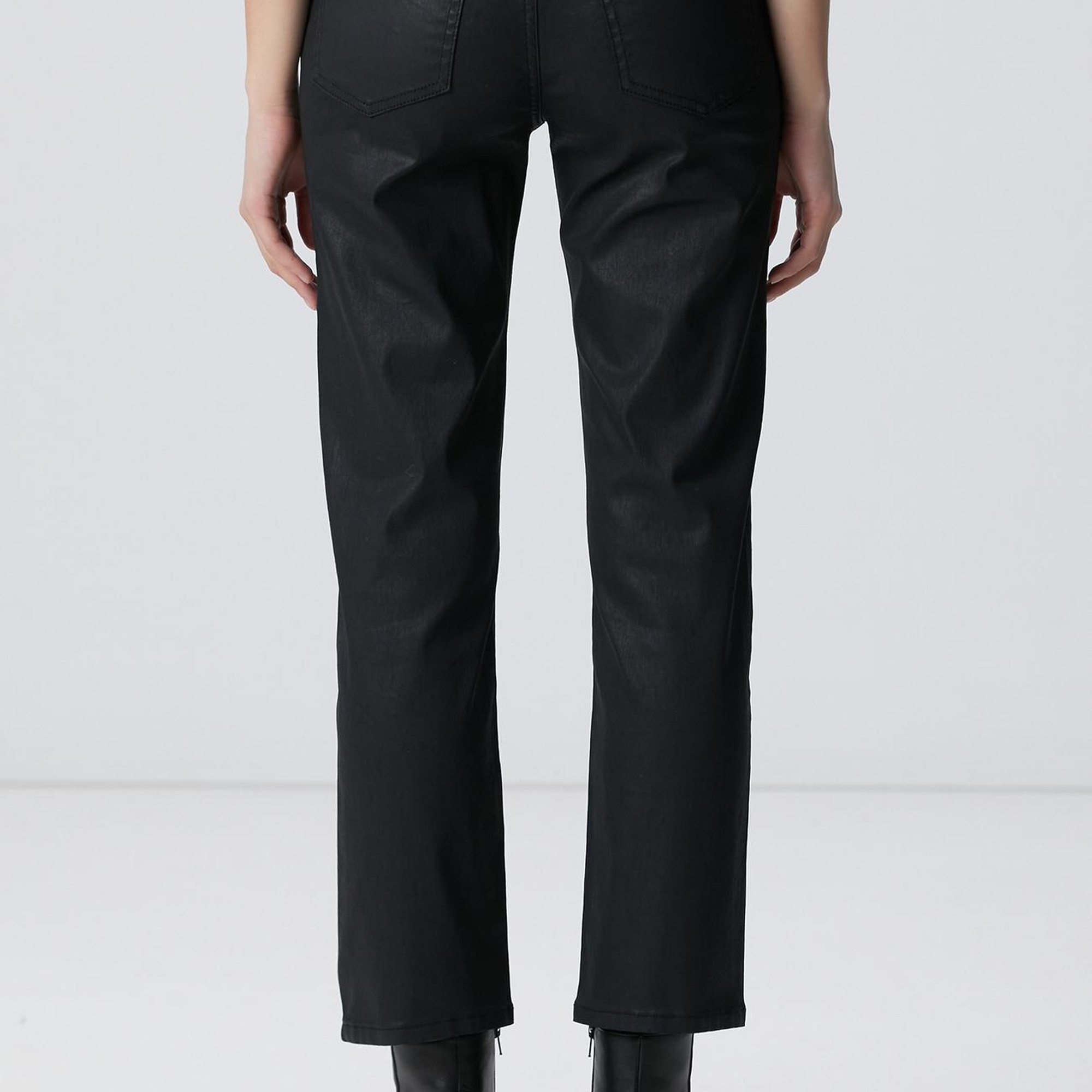 Network Kadın Siyah Denim Pantolon