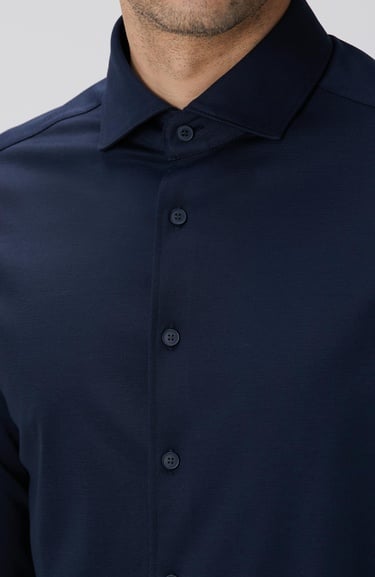  Network Erkek N-Tech Lacivert Örme Gömlek