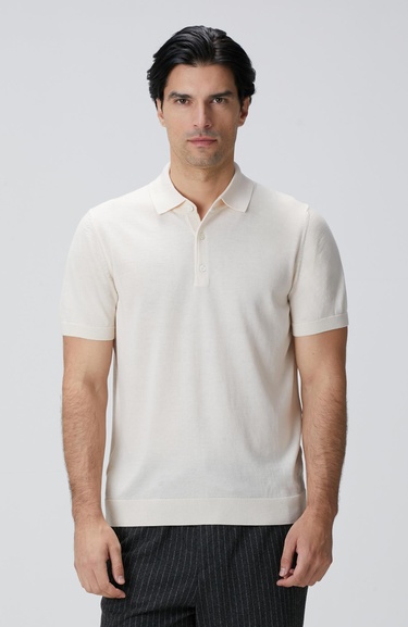  Network Erkek Bej Yün Karışımlı Kazak