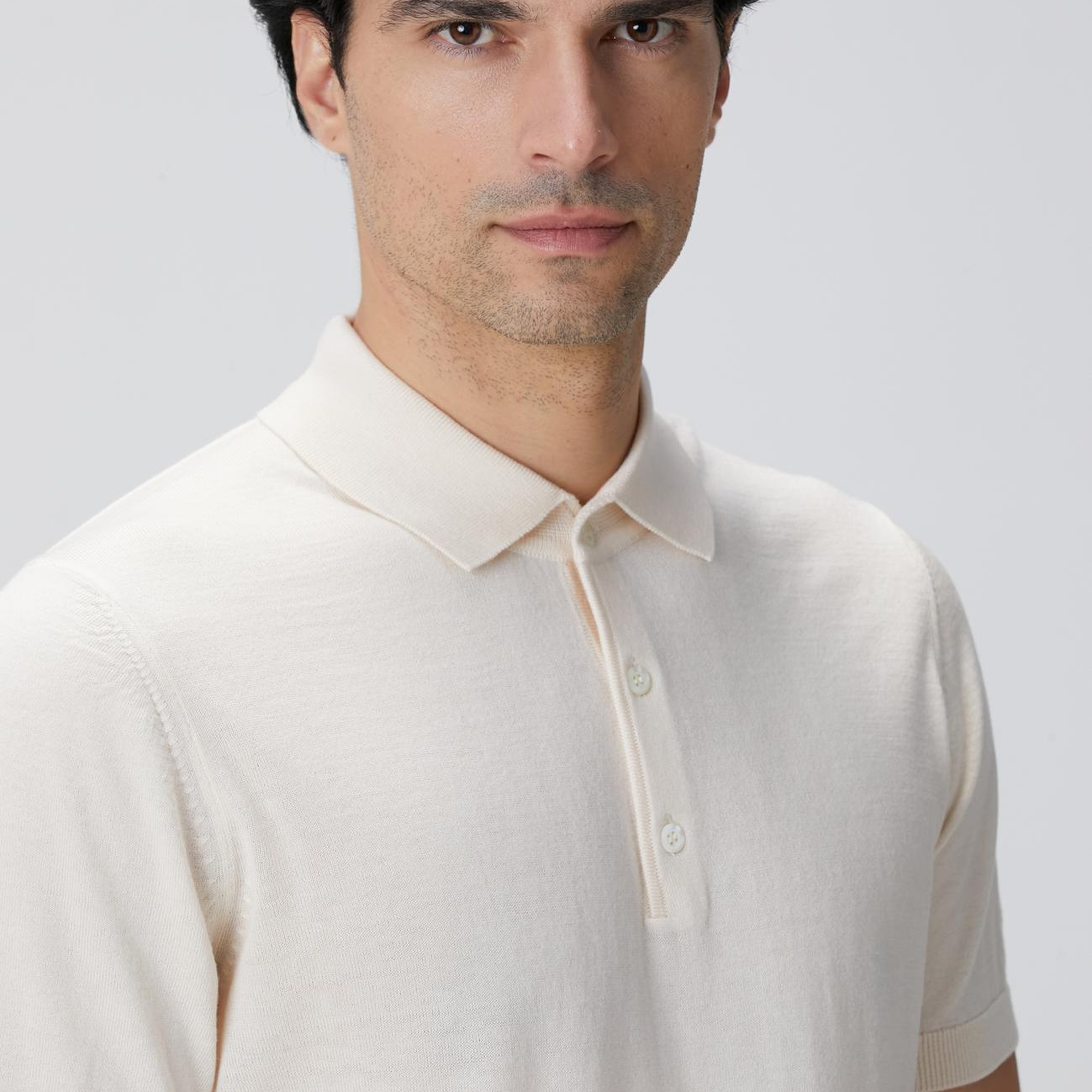 Network Erkek Bej Yün Karışımlı Kazak