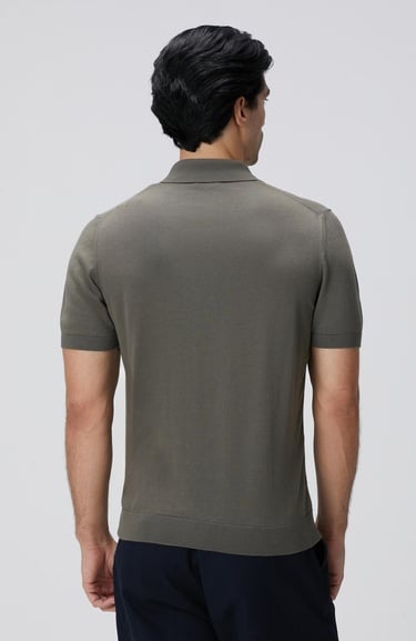  Network Erkek Haki Basic Triko Kazak
