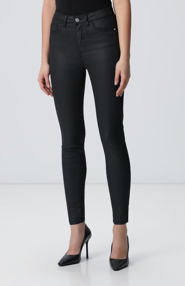  Network Kadın Siyah Denim Pantolon