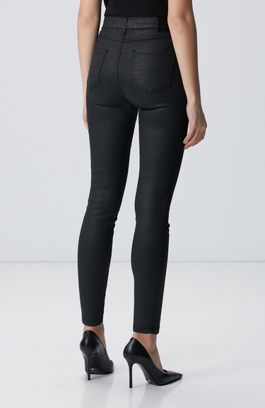  Network Kadın Siyah Denim Pantolon