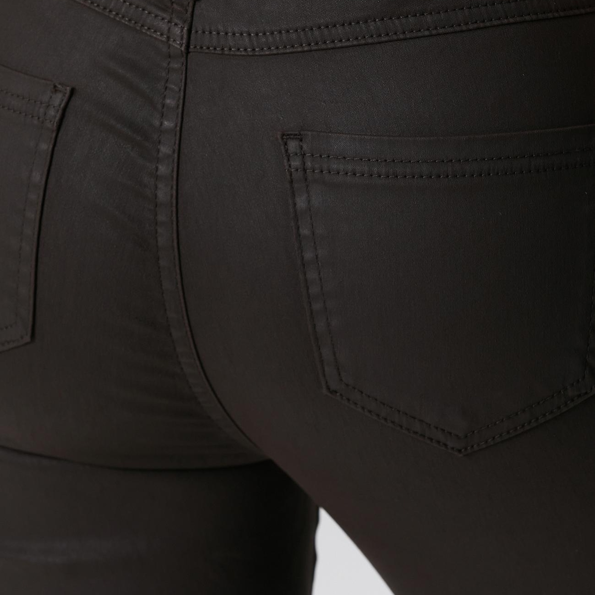 Network Kadın Koyu Kahverengi Denim Pantolon