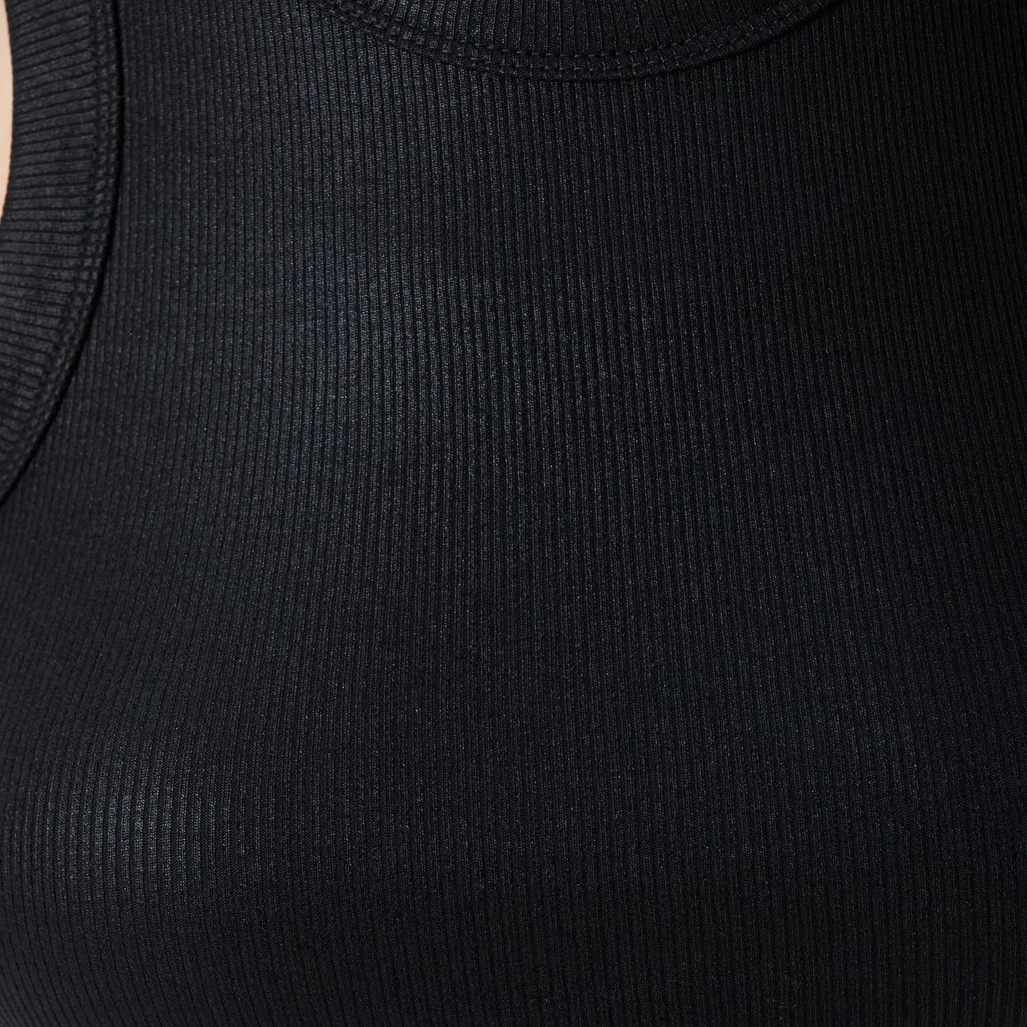 Network Kadın Siyah Varak Baskılı Örme Atlet