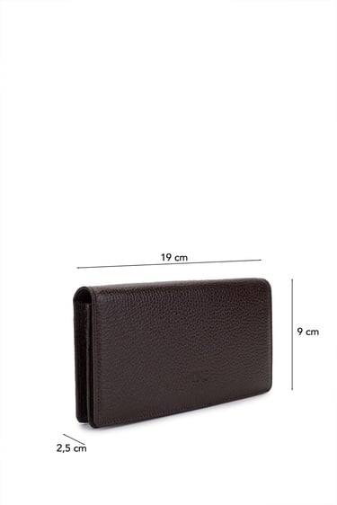  Tamer Tanca Erkek Hakiki Deri Kahverengi Cüzdan Cuzdan