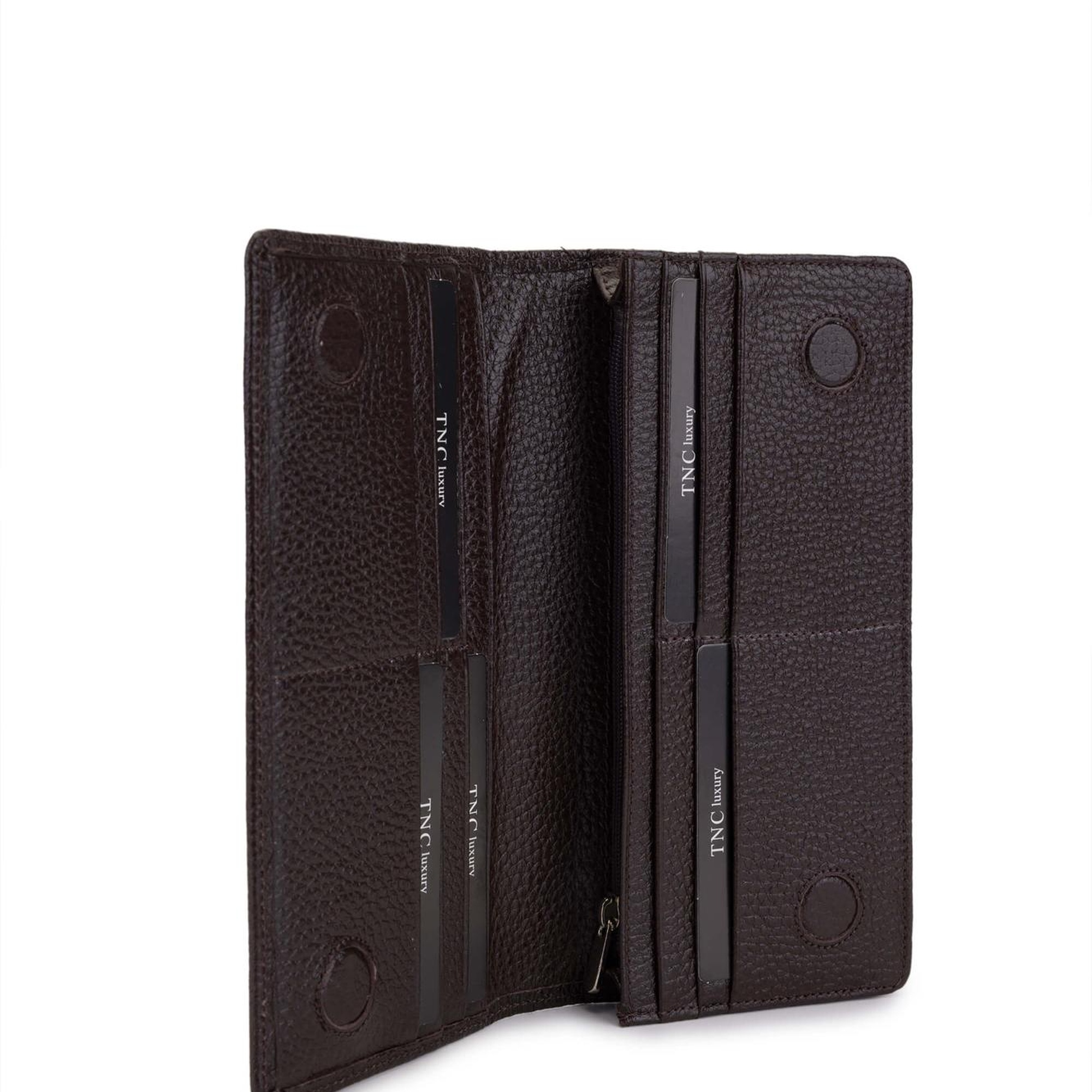 Tamer Tanca Erkek Hakiki Deri Kahverengi Cüzdan Cuzdan