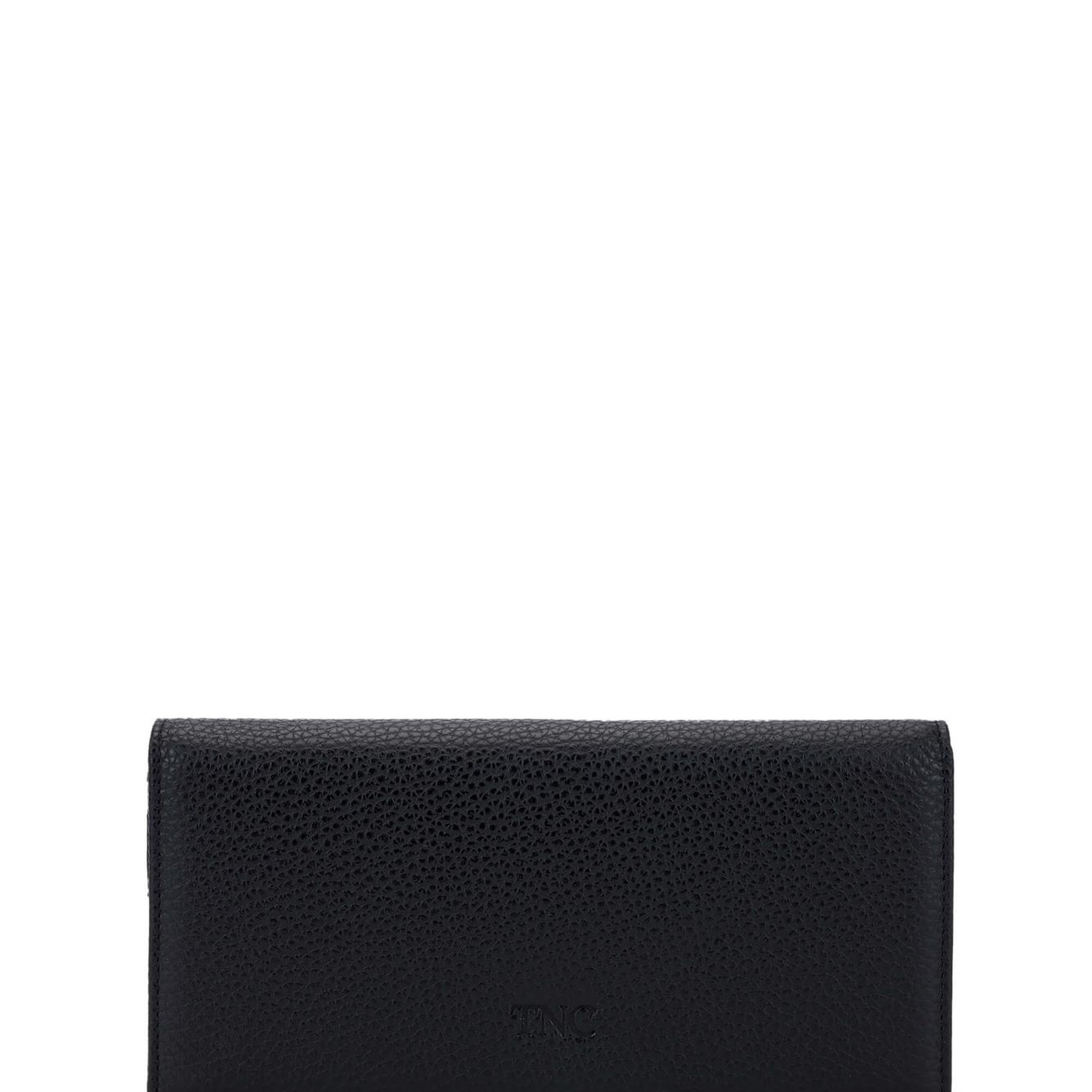 Tamer Tanca Erkek Hakiki Deri Siyah Floter Cüzdan Cuzdan