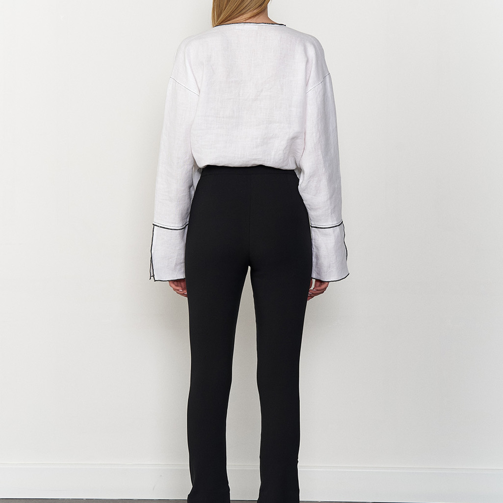 Yırtmaç Detaylı Tayt Pantolon