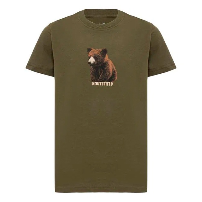  Routefield Treykids Unisex Çocuk Yeşil Tişört
