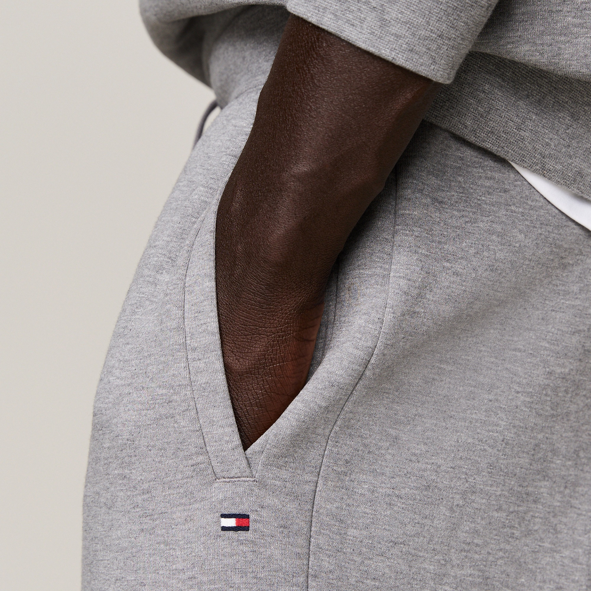 Tommy Hilfiger Erkek Gri Eşofman Altı