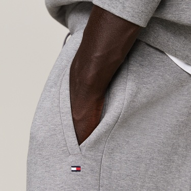  Tommy Hilfiger Erkek Gri Eşofman Altı