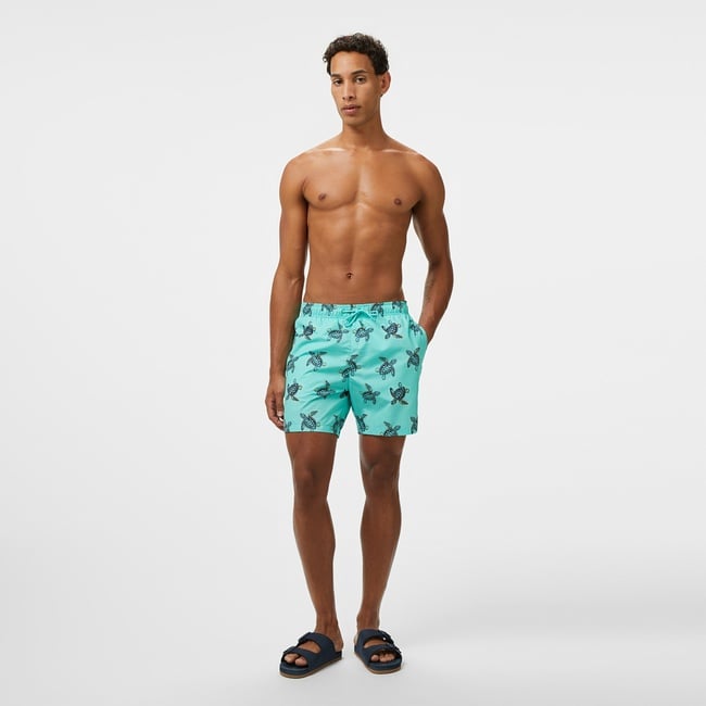  Nautica Erkek Yeşil Regular Fit Deniz Şortu