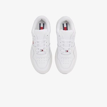  Tommy Jeans New Retro Basket Kadın Beyaz Sneaker