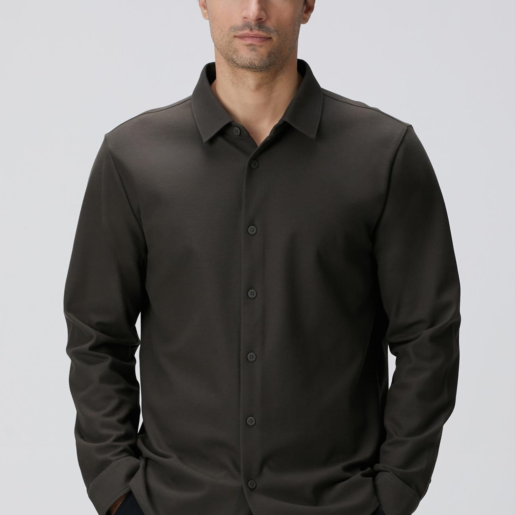 Network Erkek N-Tech Haki Gömlek