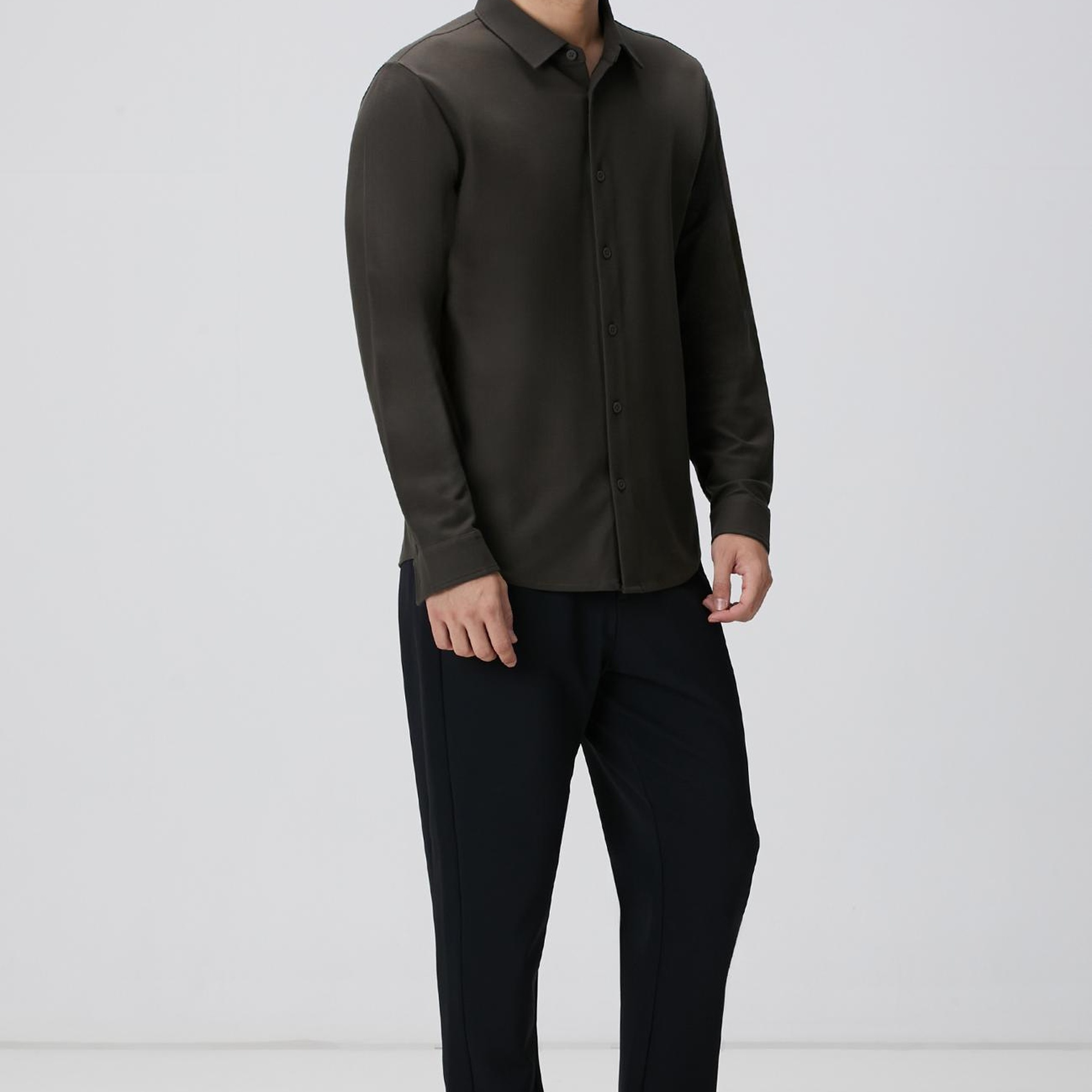 Network Erkek N-Tech Haki Gömlek