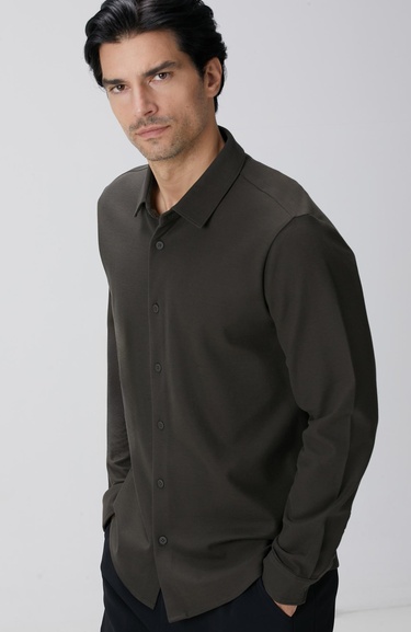  Network Erkek N-Tech Haki Gömlek