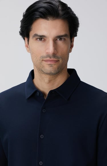  Network Erkek N-Tech Lacivert Gömlek