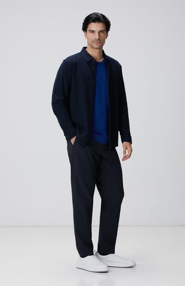  Network Erkek N-Tech Lacivert Gömlek