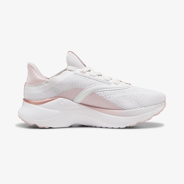  Puma Softride Mayve Kadın Pembe/Beyaz Koşu Ayakkabısı