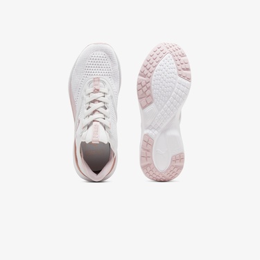  Puma Softride Mayve Kadın Pembe/Beyaz Koşu Ayakkabısı