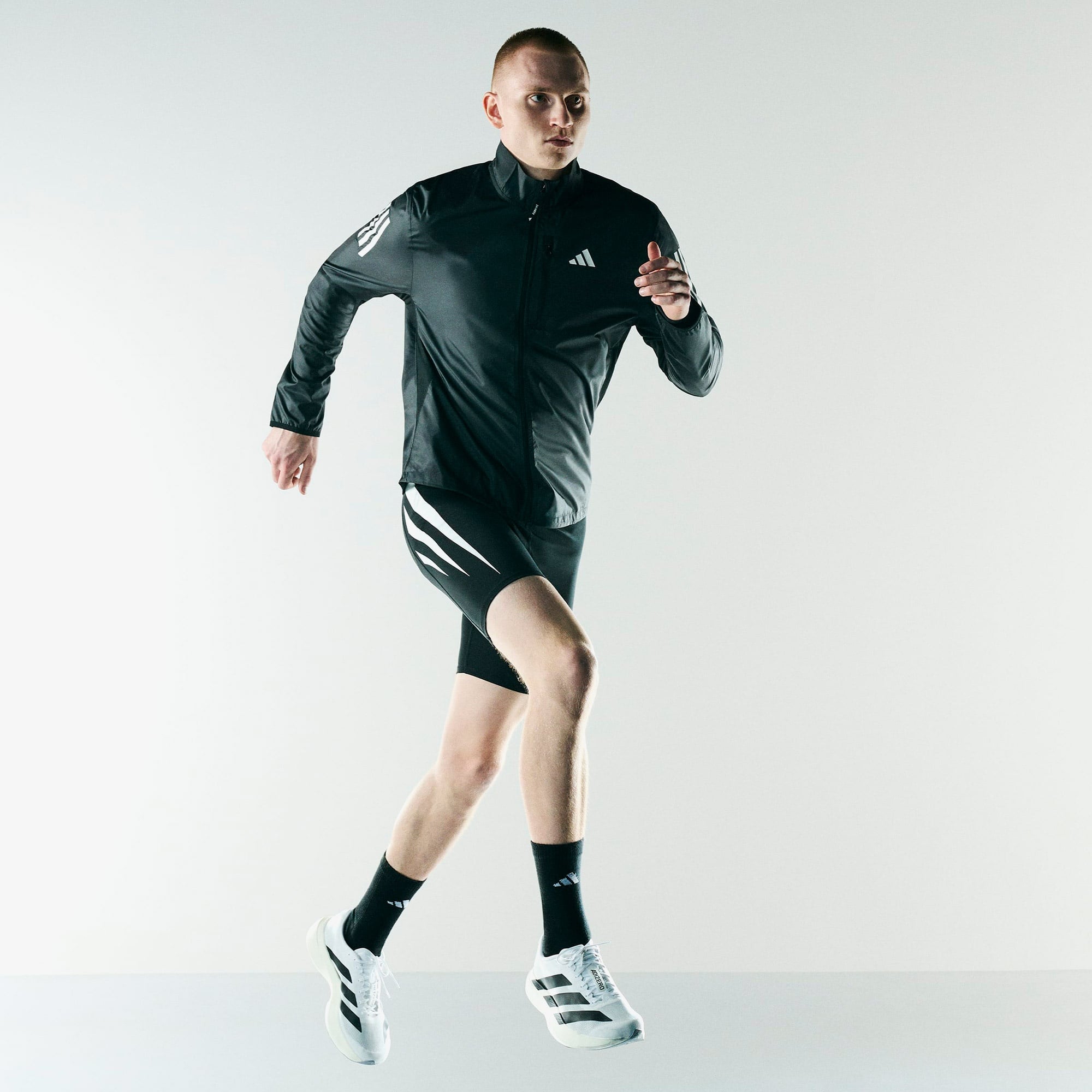 adidas Adizero Evo Sl Erkek Beyaz Koşu Ayakkabısı