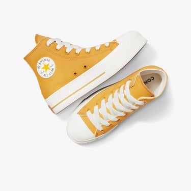 Converse Chuck Taylor All Star Lift Platform Kadın Sarı Sneaker