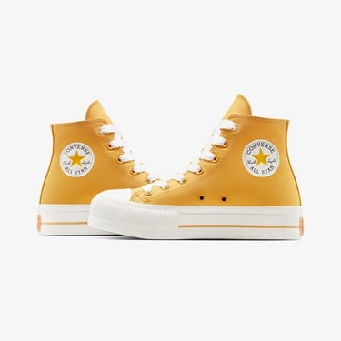  Converse Chuck Taylor All Star Lift Platform Kadın Sarı Sneaker