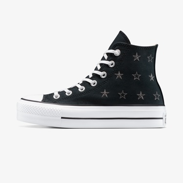  Converse Chuck Taylor All Star Lift Platform Kadın Siyah Sneaker