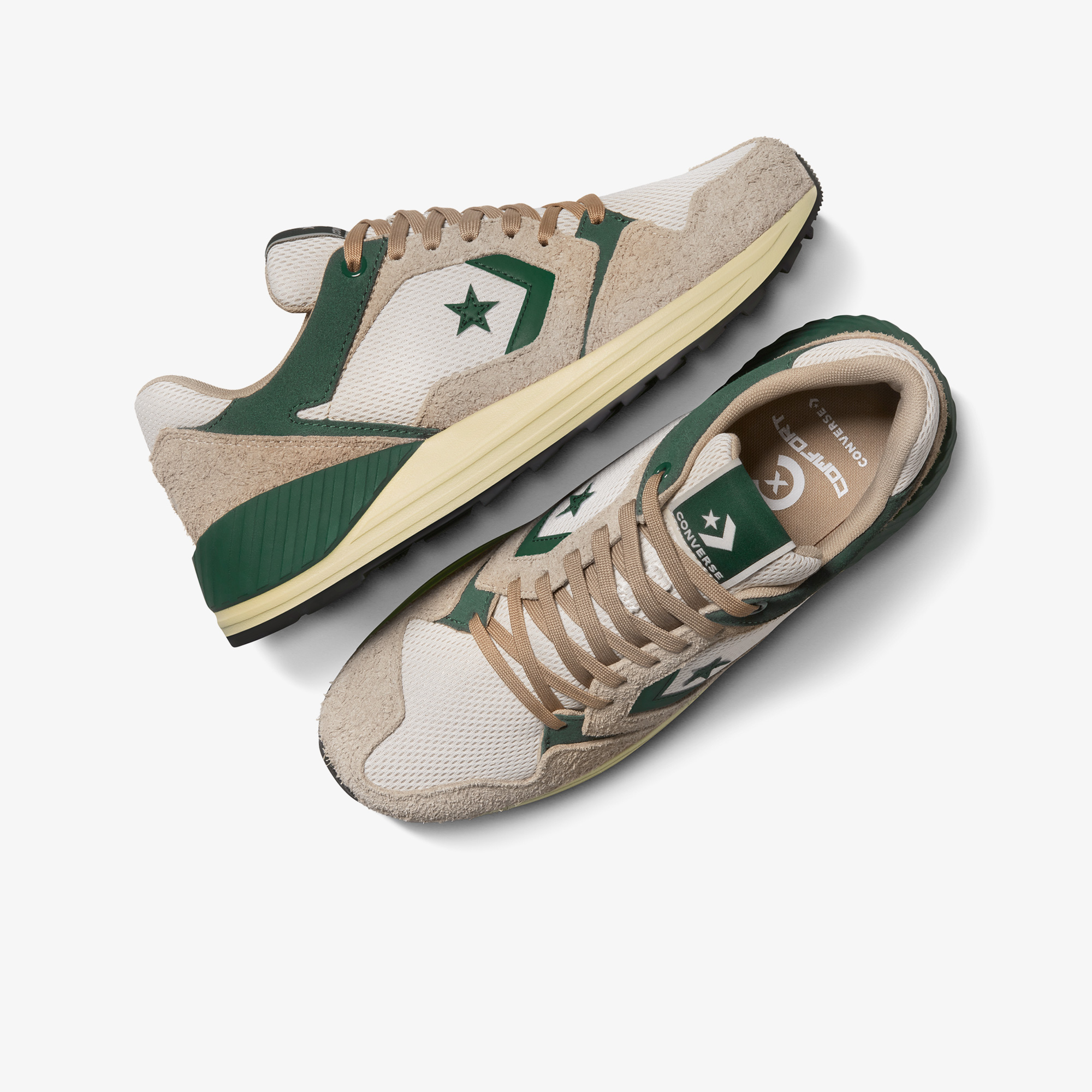 Converse Converse Kahverengi Wave Trainer Unisex Bej Sneaker | FashFed Kahverengi - 6. görsel