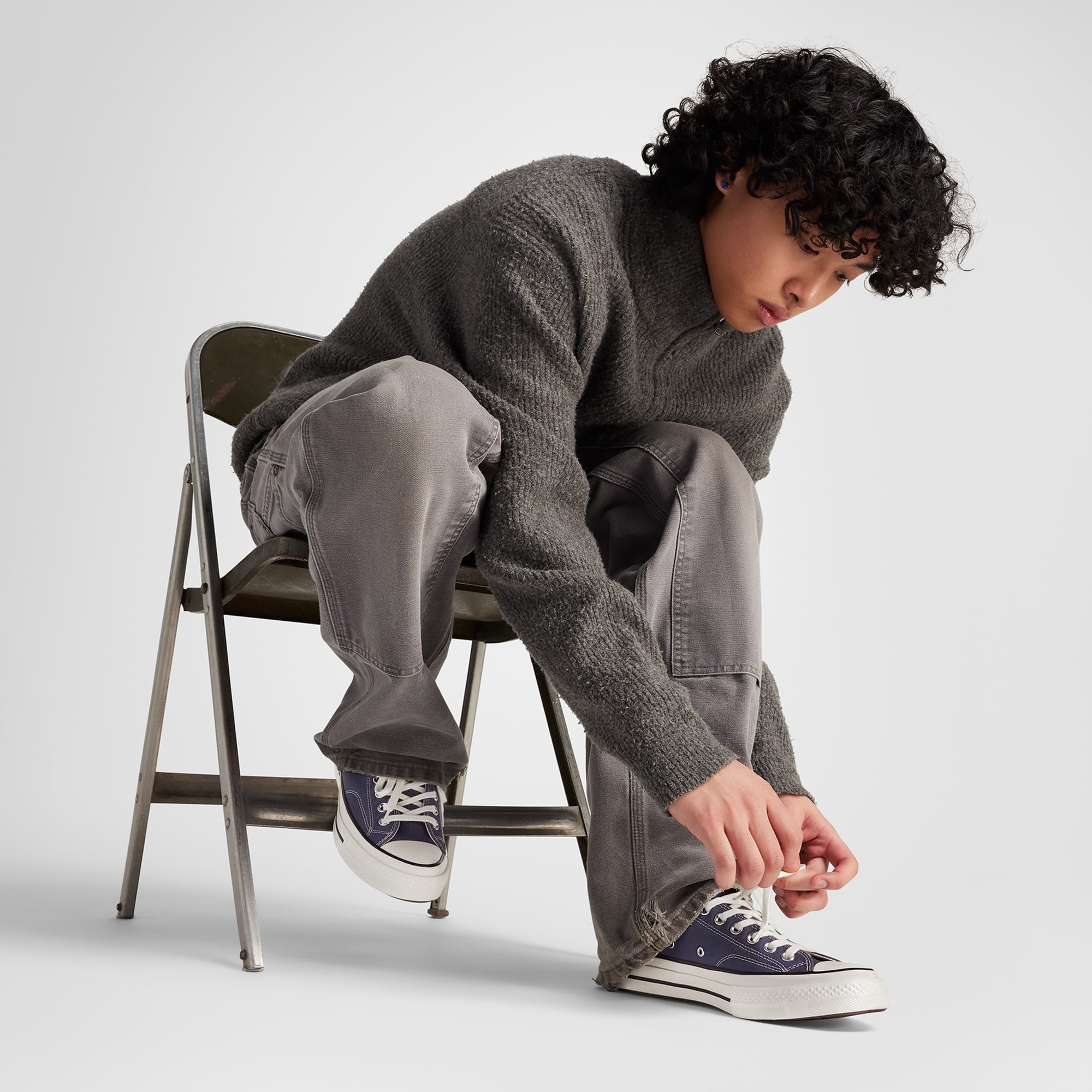 Converse Chuck 70 Unisex Lacivert Sneaker