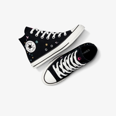 Converse Chuck Taylor All Star Doodles Unisex Siyah Sneaker