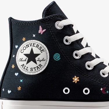  Converse Chuck Taylor All Star Doodles Unisex Siyah Sneaker