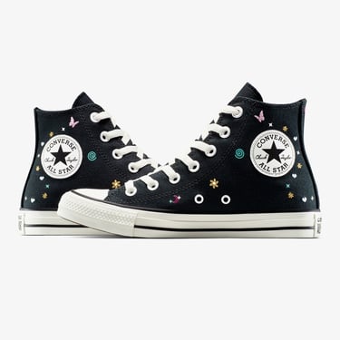  Converse Chuck Taylor All Star Doodles Unisex Siyah Sneaker