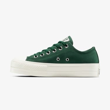  Converse Chuck Taylor All Star Lift Platform Kadın Yeşil Sneaker