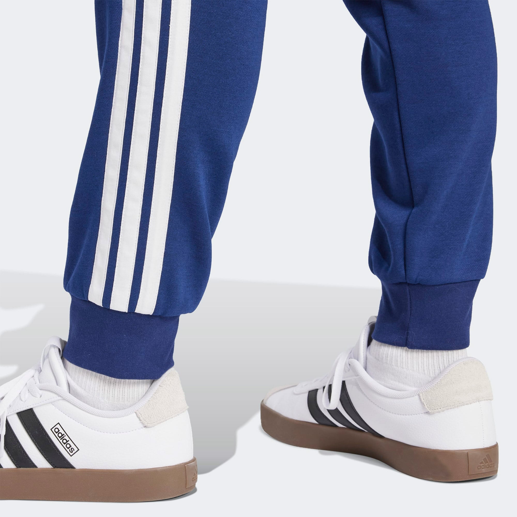 adidas Essentials 3 Stripes Erkek Lacivert Eşofman Altı