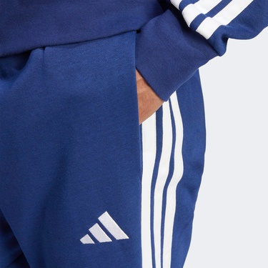  adidas Essentials 3 Stripes Erkek Lacivert Eşofman Altı