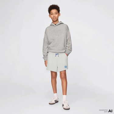  Converse Çocuk Gri Şort