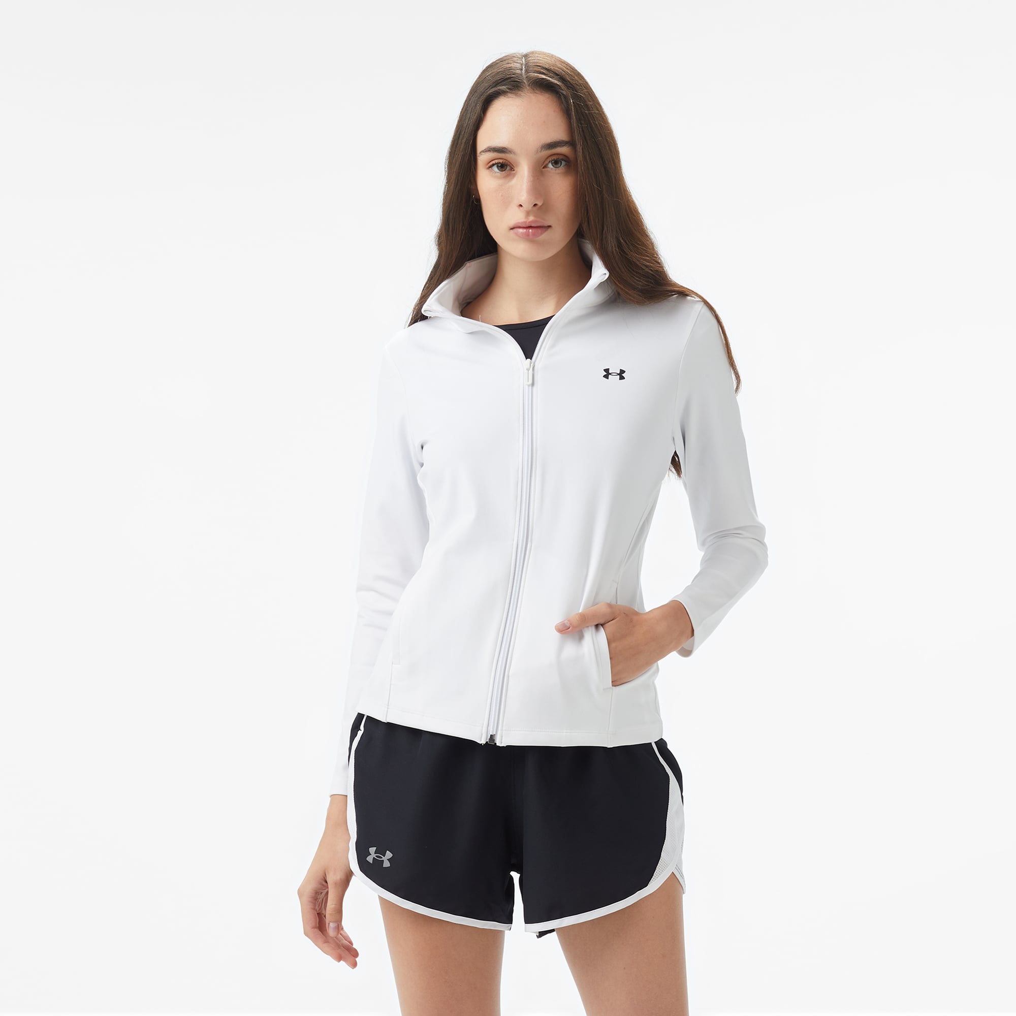  Under Armour Motion Emea Kadın Beyaz Antrenman Ceket