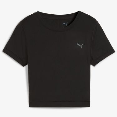  Puma Cloudspun Ss Twist Kadın Siyah Antrenman T-Shirt