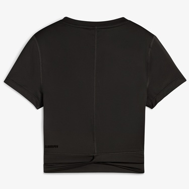  Puma Cloudspun Ss Twist Kadın Siyah Antrenman T-Shirt