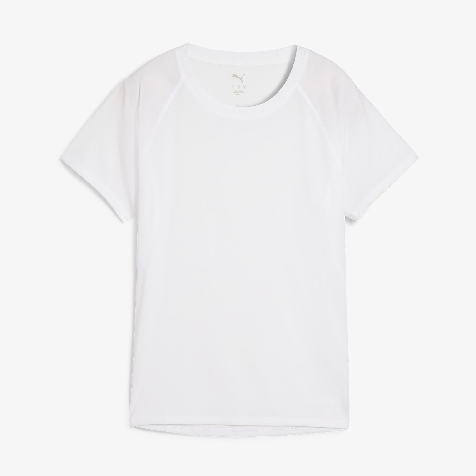 Puma Run Velocity Tri-Blend Kadın Beyaz Koşu T-Shirt