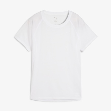  Puma Run Velocity Tri-Blend Kadın Beyaz Koşu T-Shirt