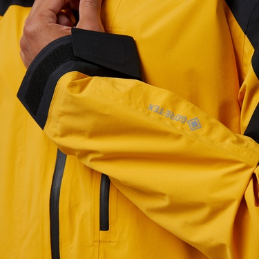  Quiksilver Ultralight Gore-Tex Erkek Siyah/Sarı Snowboard Montu