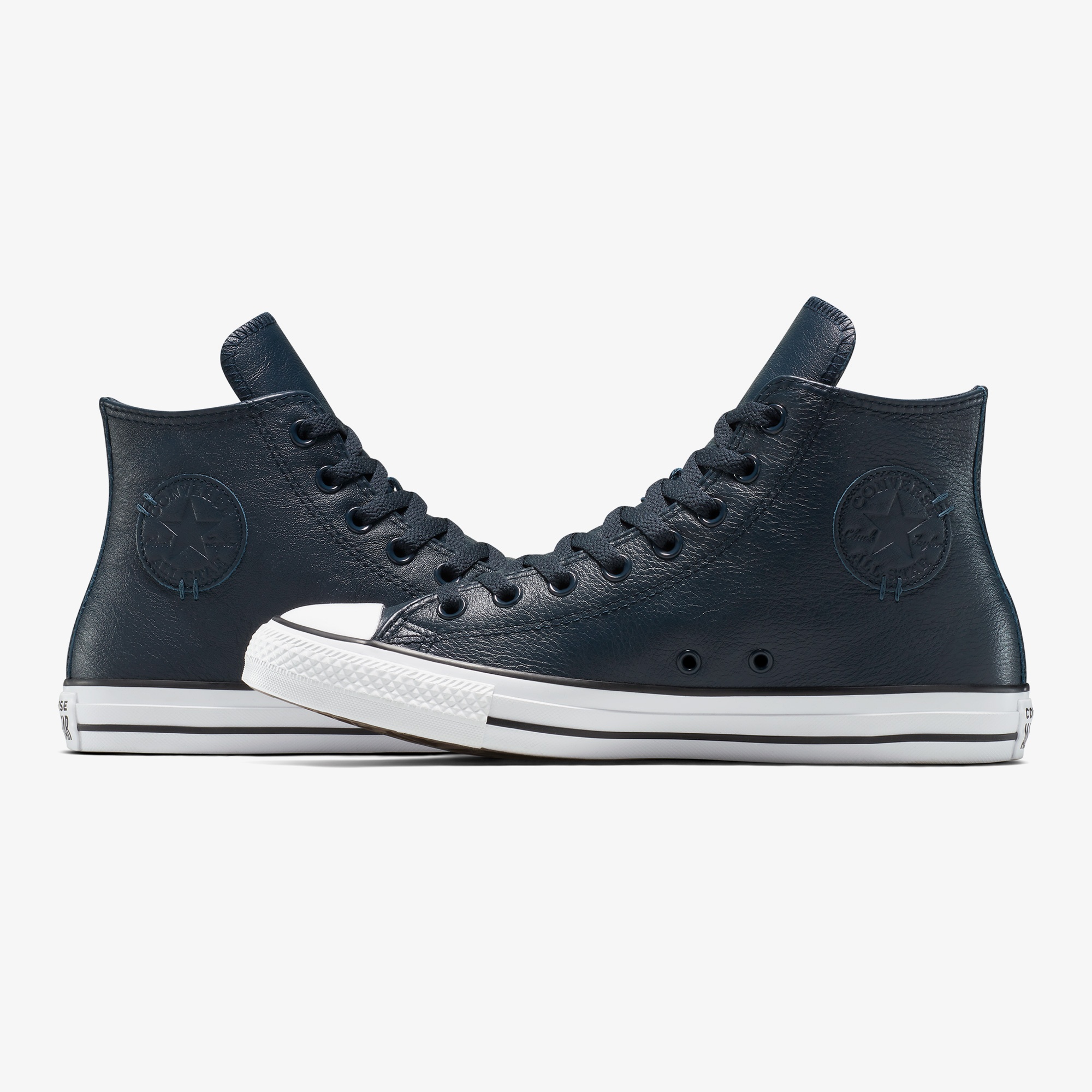 Converse Chuck Taylor All Star Leather Unisex Lacivert Sneaker