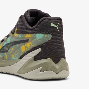  Puma Dagger Points İn The Paint Erkek Kahverengi Basketbol Ayakkabısı