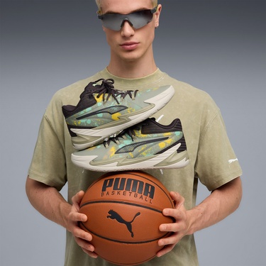  Puma Dagger Points İn The Paint Erkek Kahverengi Basketbol Ayakkabısı