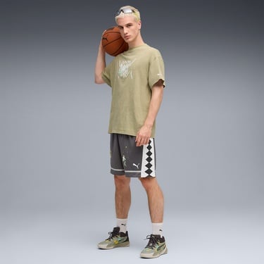  Puma Dagger Points İn The Paint Erkek Kahverengi Basketbol Ayakkabısı