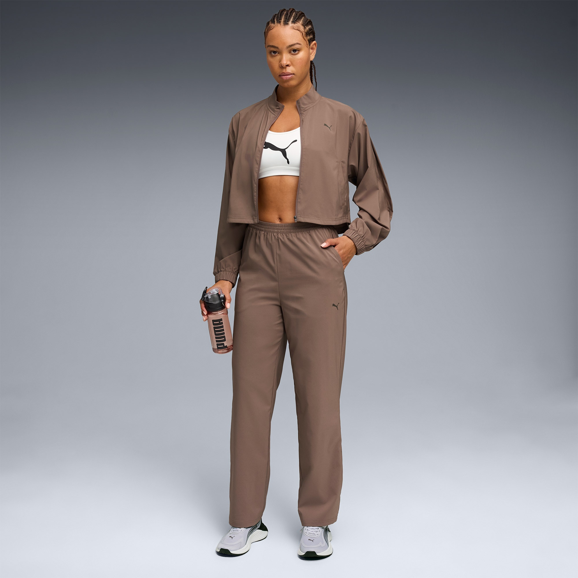 Puma Fashion Kadın Kahverengi Antrenman Ceketi