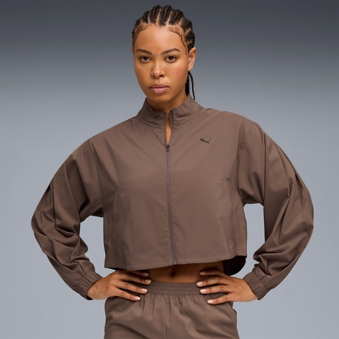  Puma Fashion Kadın Kahverengi Antrenman Ceketi